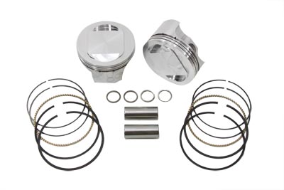 107 Twin Cam Forged Piston Set - Click Image to Close