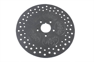 11-1/2 Rear Brake Disc Skull Design Stainless Steel