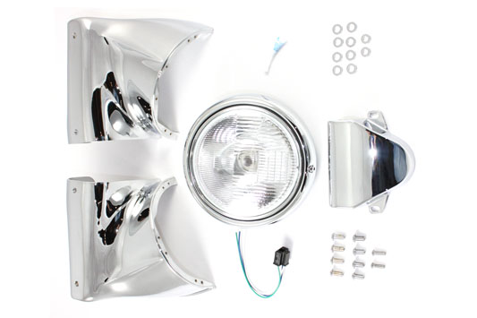 7 Headlamp Cowl Kit Chrome