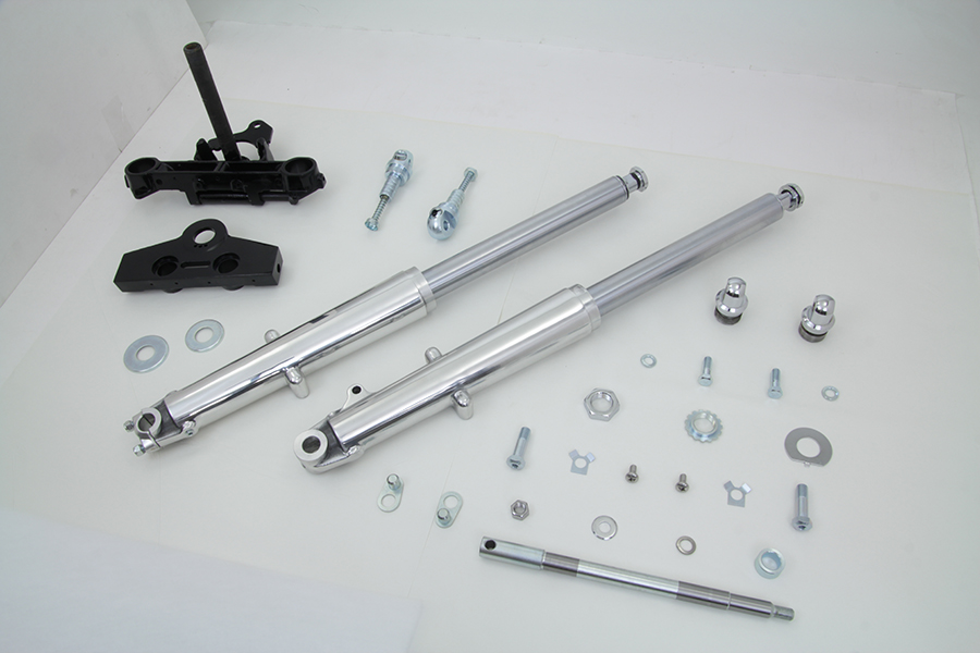 41mm Adjustable Fork Assembly with Polished Sliders