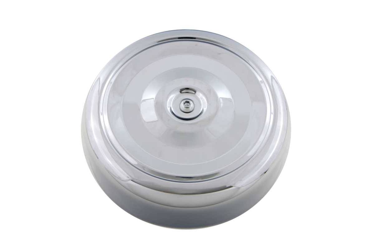 Chrome Round Bobbed Style 7 Air Cleaner Cover