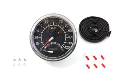 Speedometer with 2:1 Ratio and Tachometer - Click Image to Close