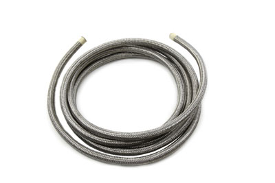 Braided Stainless Steel Oil Hose 3/8\" x 10\' for Big Twins & XL