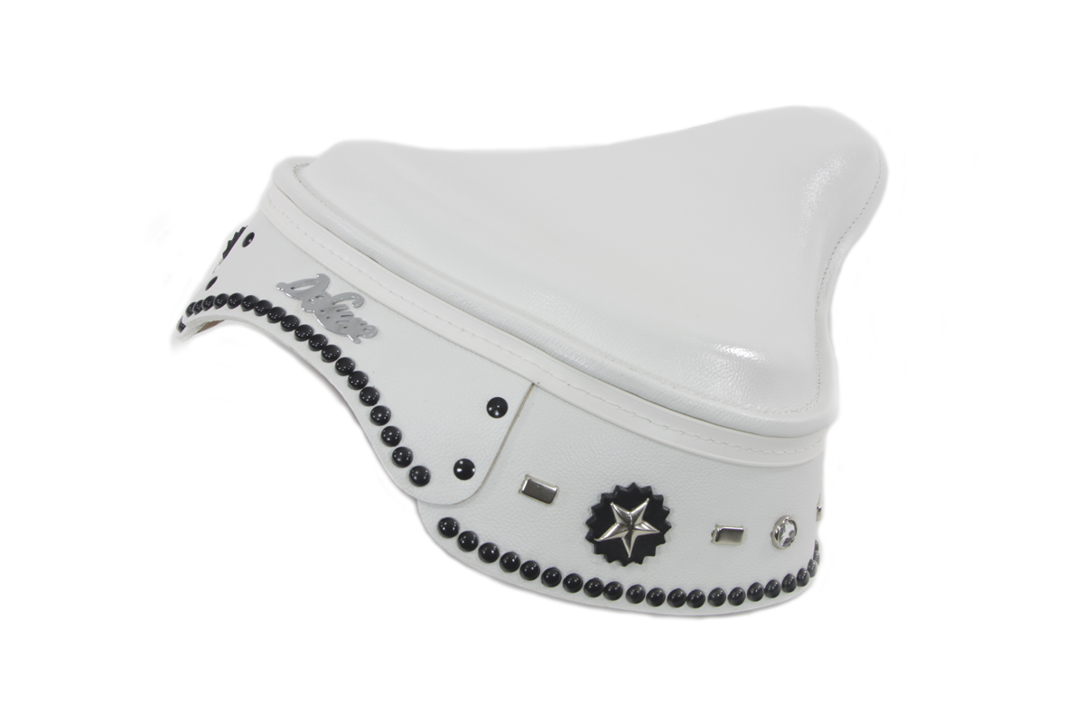 White Deluxe K Solo Seat Police Style - Click Image to Close